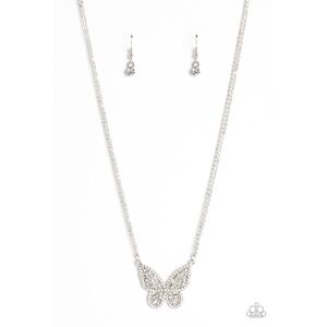Beautiful Silver Butterfly Jewelry Set